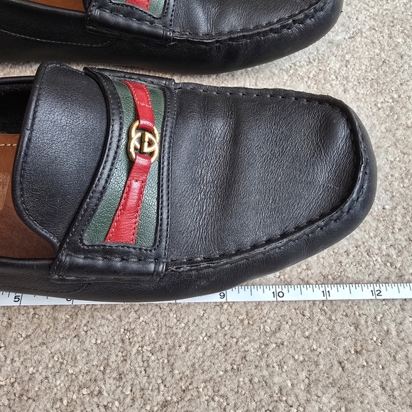 Gucci Interlocking G Web Driving Loafers Listed 10.5 Size, But Maybe UK Size - Picture 2 of 13
